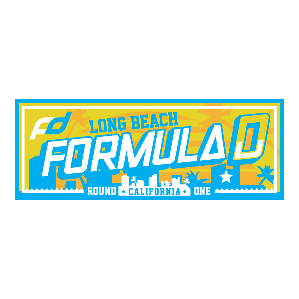 Formula Drift Sticker - City Tour (Round 1 - Long Beach)
