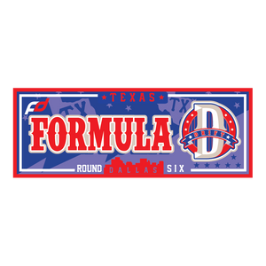 Formula Drift Sticker - City Tour (Round 6 - Texas)
